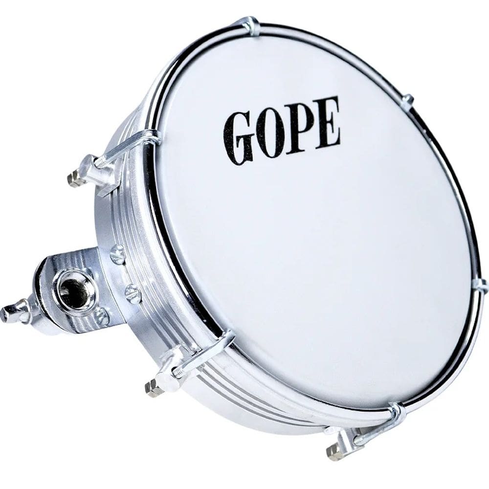 Tamborim Gope 6" Frisado c/ Clamp Alumínio
