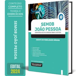 Apostila Semob João Pessoa 2024 - Agente Mobilidade Urbana