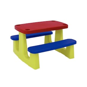 Mesa Infantil Picnic Colorida Em Polipropileno Tramontina