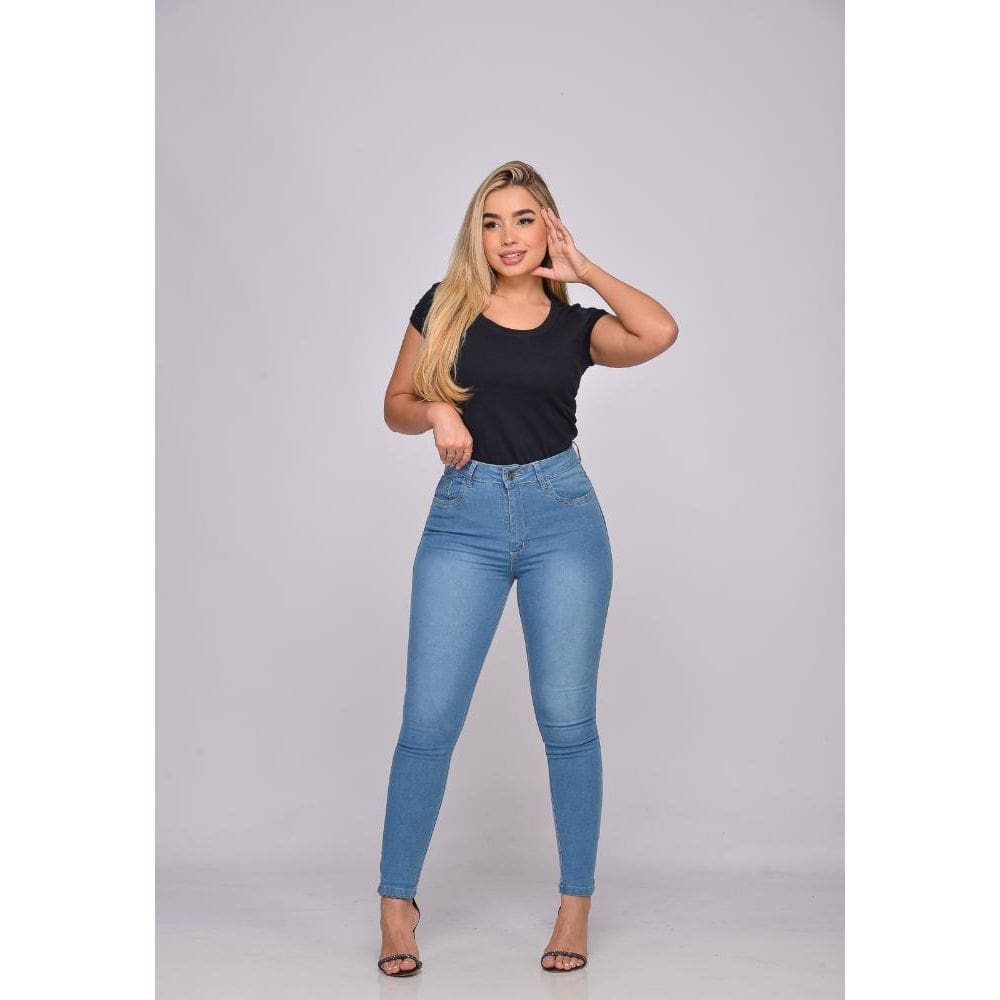 Calça Jeans 7913 Azul Claro Bella Canvas [F075]