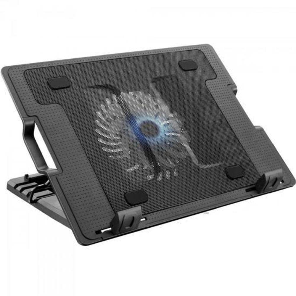 Suporte Para Notebook Com Cooler Acoplado Ac166 Preto
