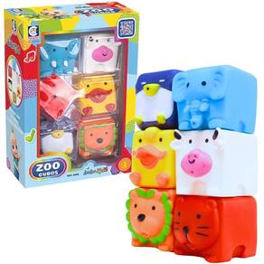 Brinquedo Looloo Kids Zoo Cubos Para Bebês 2866 Cotiplás