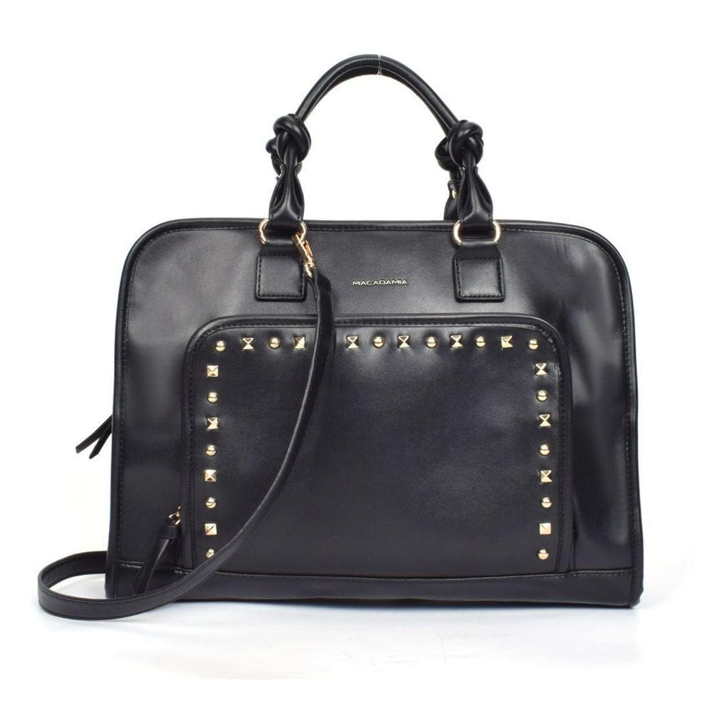 Bolsa Pasta Feminina Transversal Notebook Macadamia Mc123