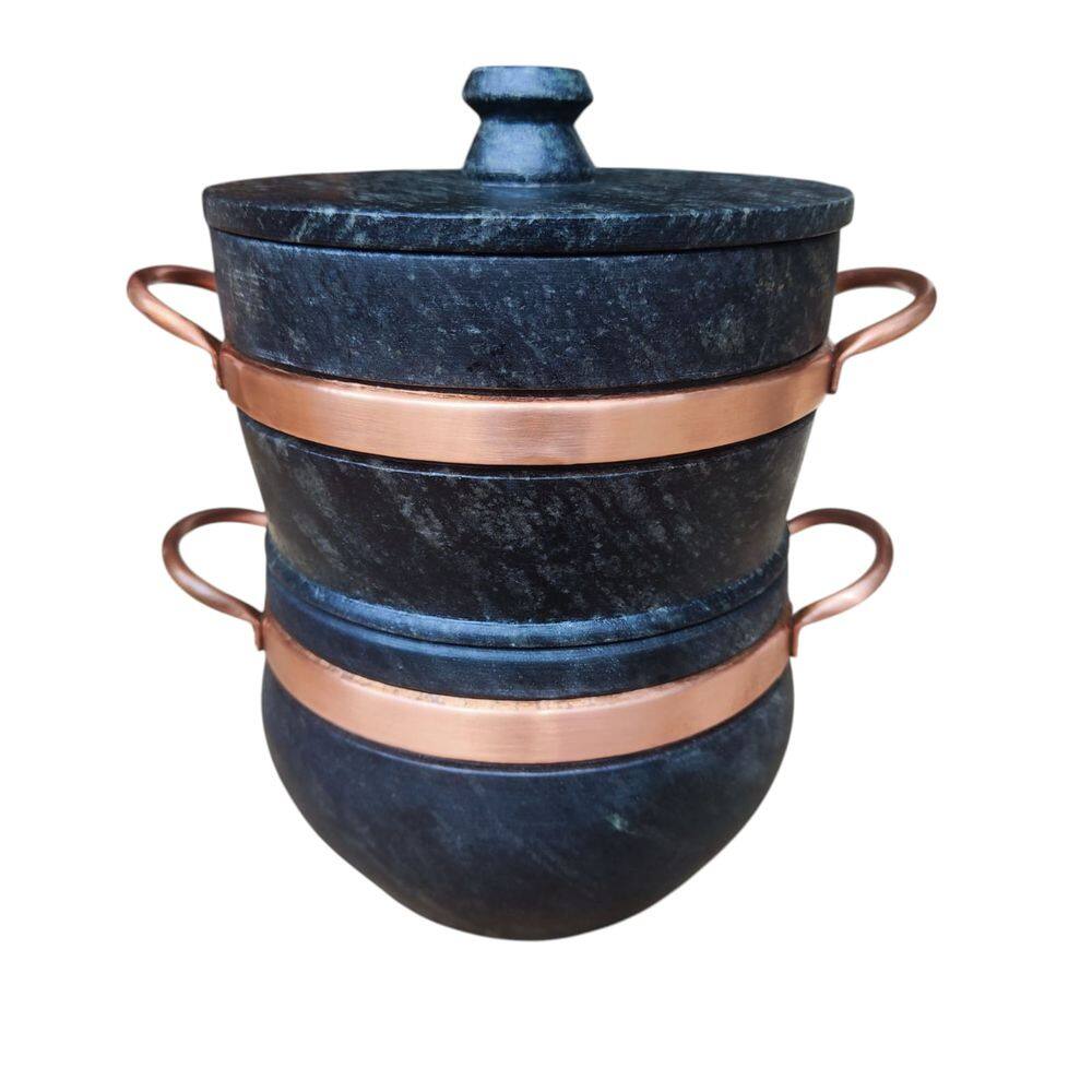 Cuscuzeiro Em Pedra Sabão De número 1,5 curado