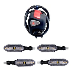 Kit Punho Cb500 + 4 Piscas Led Cb250f Twister Parafuso Cb250