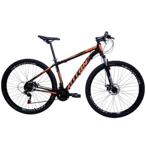 Bic. Cairu Titan Aro 29 Al 21v 17.5 - 310463 Preto - Laranja