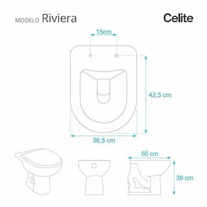 Assento Sanitario Almofadado Riviera Pergamon (bege Claro) Para Vaso Celite