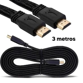 Cabo Hdmi 3 Metros 4K Hd 3D Para Tv Pc Monitor Gamer