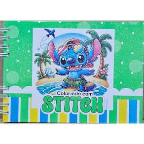 Livro De Colorir Stitch Capa Dura