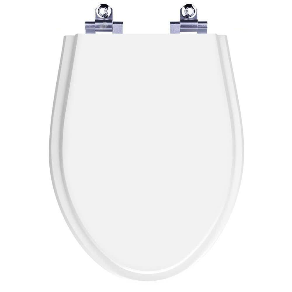 Tampa De Vaso Sanitário Com Amortecedor Absolute Branco Para Bacia Ideal Standard