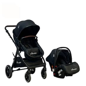 Carrinho De Bebê Travel System Premium Baby Kansas Preto