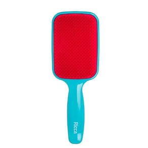 Escova Ricca Raquete Flex Hair Desembaraçante Azul