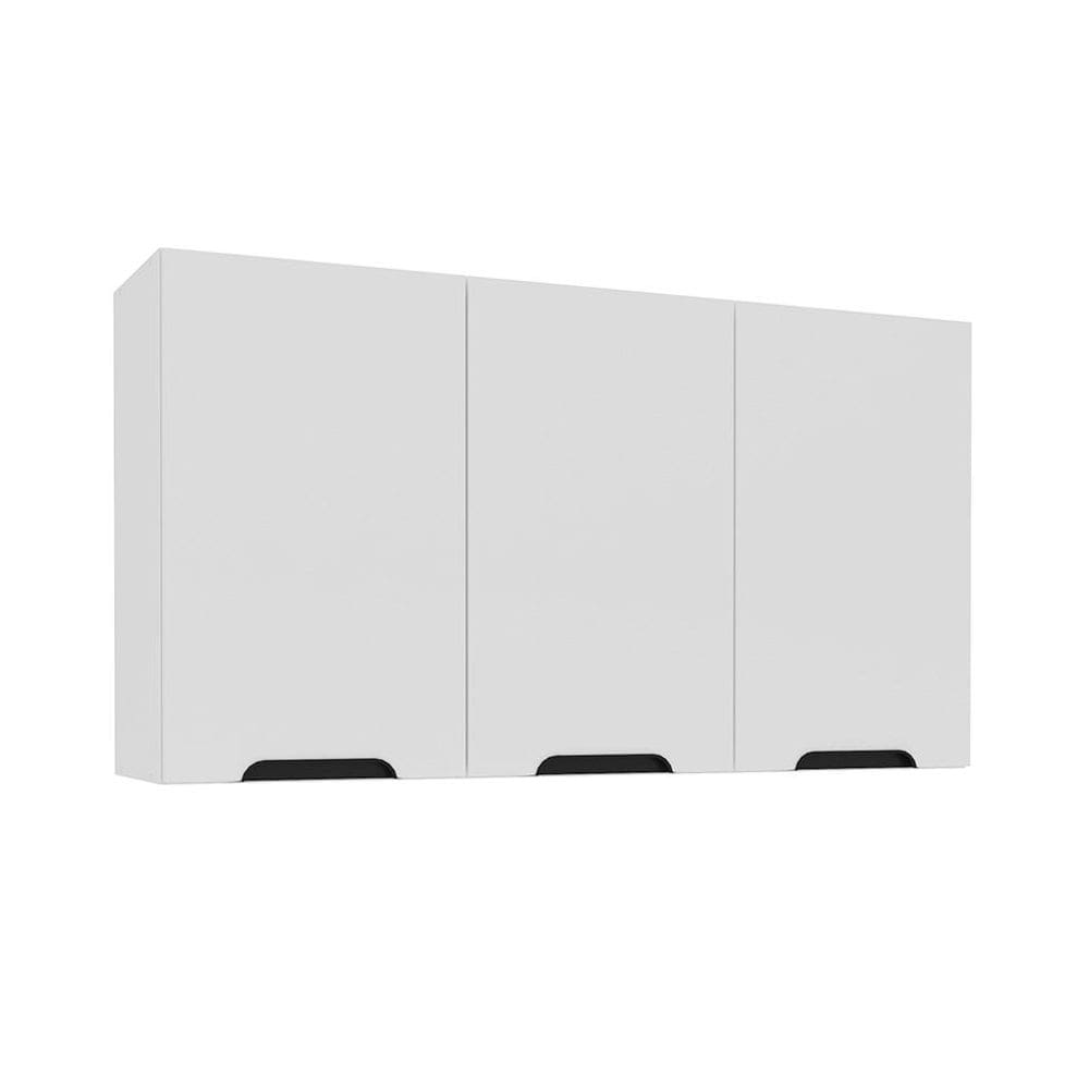 Armário Aéreo Meena 3 Portas Branco