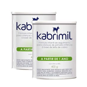 KIT 2 Fórmulas Infantil Kabrimil Leite de Cabra 400g
