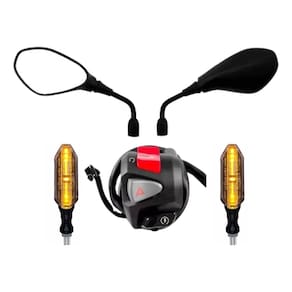 Kit Espelho F800 Punho Cb500 Pisca Twister Sequencial