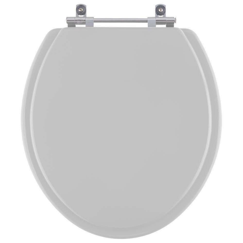 Assento Sanitário Colonial Cinza Para Vaso Hervy