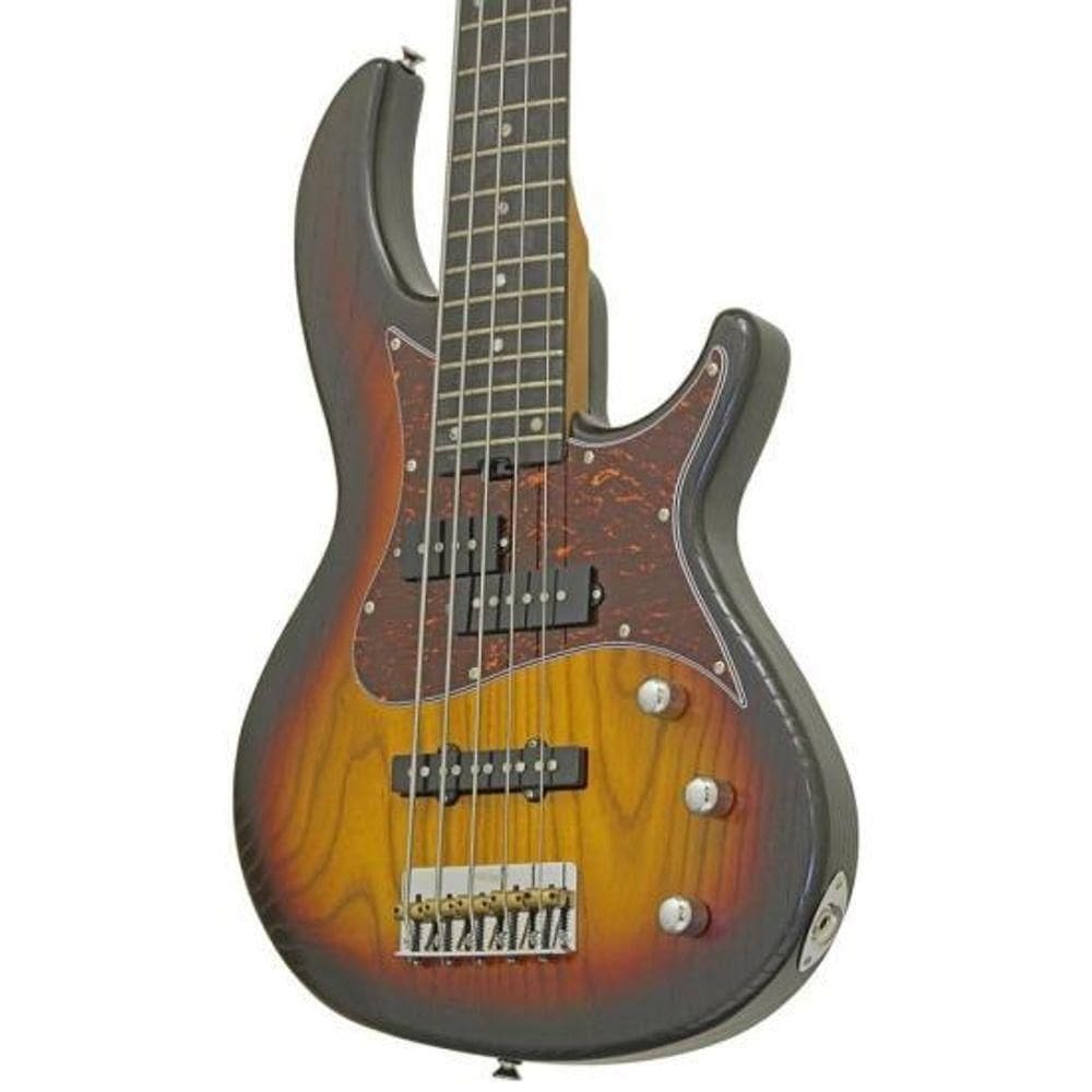 Contrabaixo Aria 313-mk2-5 Detroit 5 Cordas Open-pore Sunburst