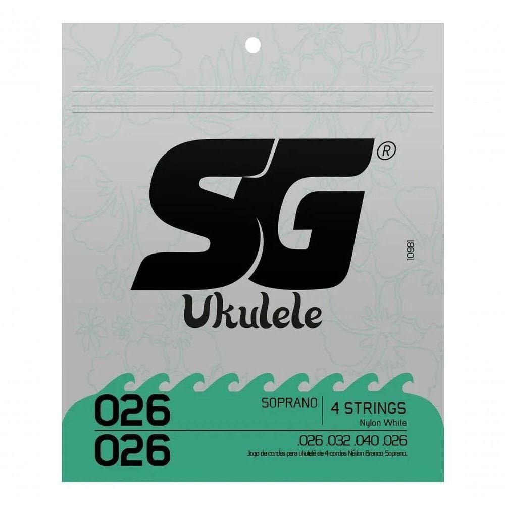 Encordoamento Nylon P-ukulele Soprano Sg 0.026