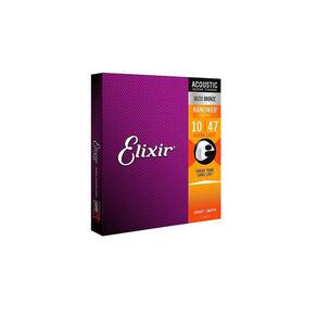 Corda .010 Extra Light Bronze 80-20 Para Violão Aço Nanoweb Elixir
