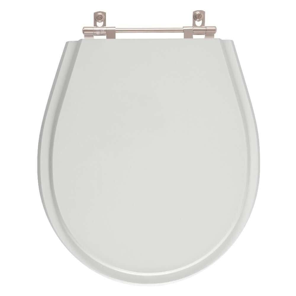 Assento Sanitario Aries Cinza Claro Para Vaso Eternit