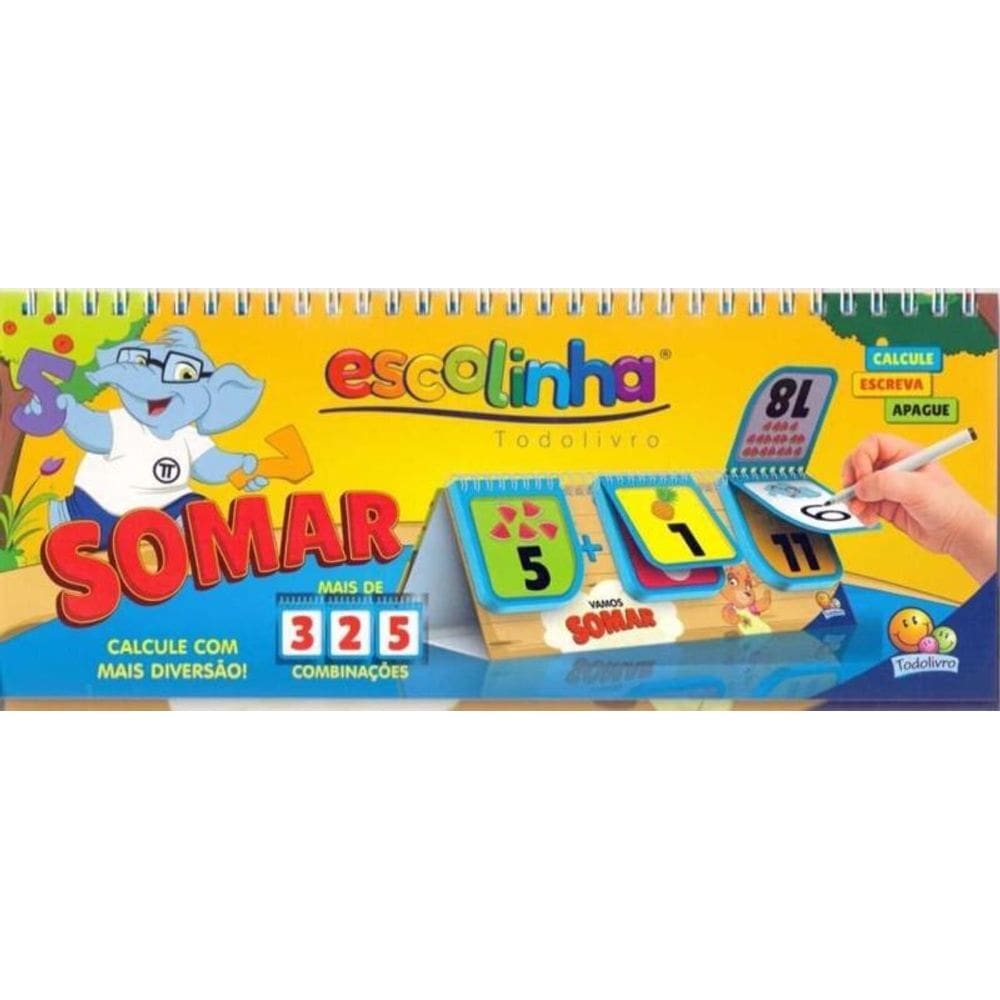 Escolinha Todolivro - Flip Book - Combinações Divertidas Somar