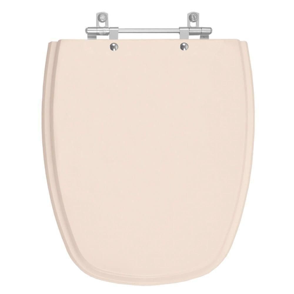 Assento Sanitário Monte Carlo Rosa Floral Para Vaso Deca