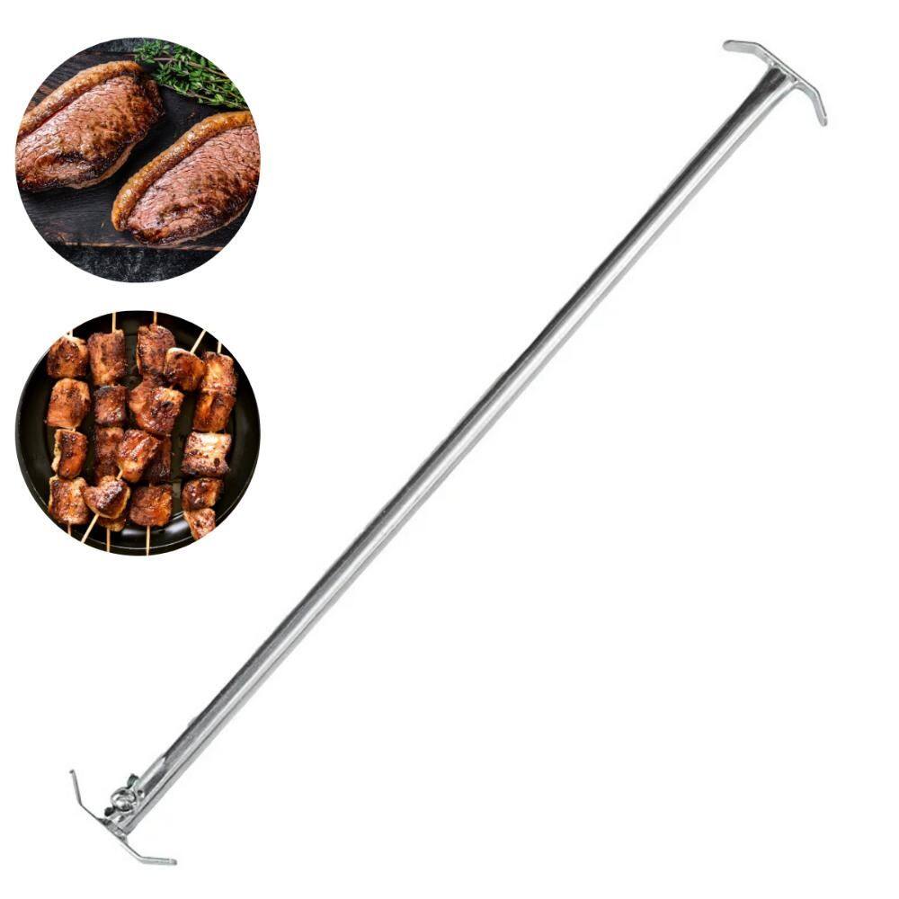 Suporte De Churrasqueira Regulável 30 a 50cm Extensor Para Espeto Em Aço Metalmig