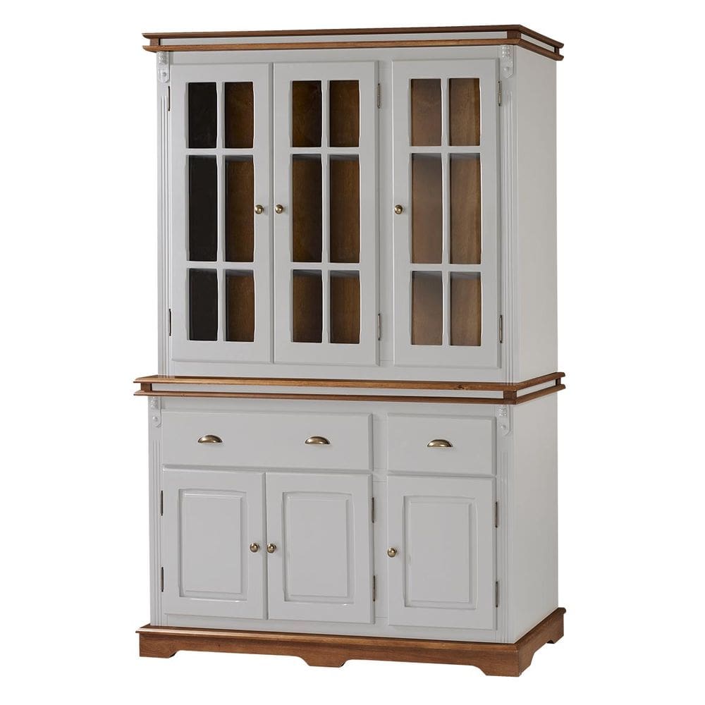 Arca Oratório 2058 6 Portas 2 Gav Manchester - Off White/Imbuia Glazer