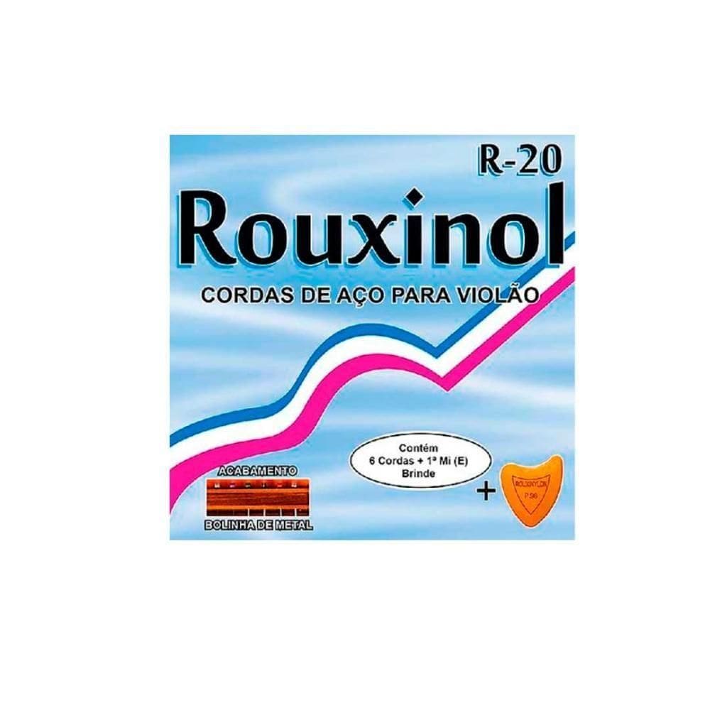 Encordoamento Violão Aço Inox Com Bolinha Rouxinol 011" - R-20 [f108]