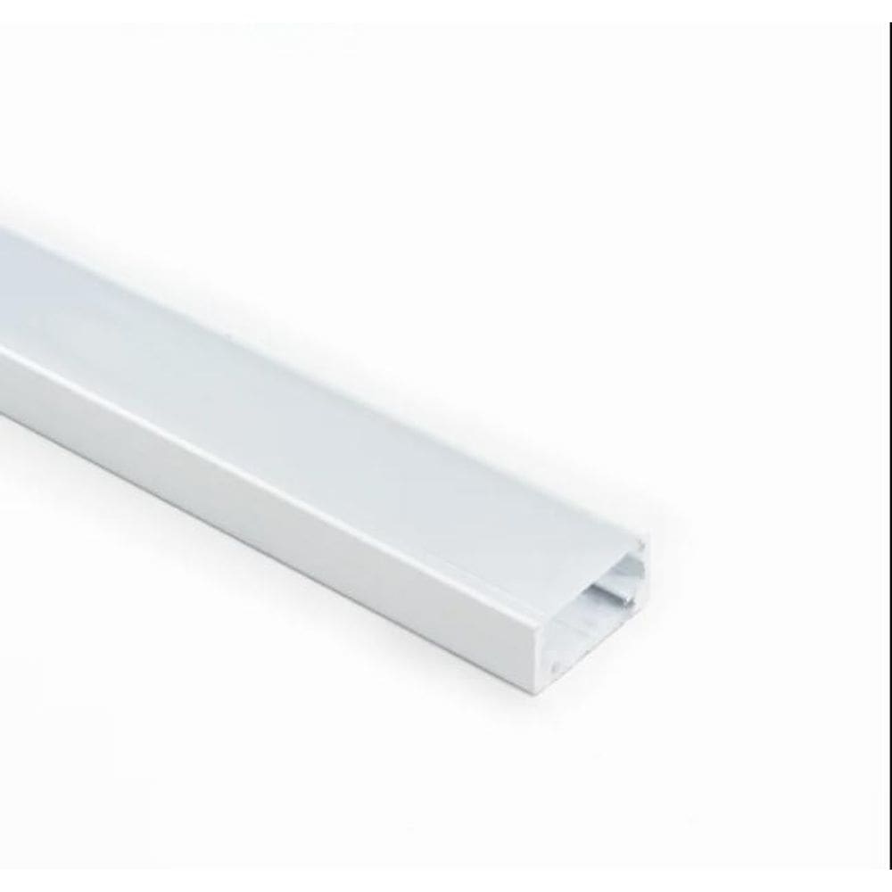 Perfil Slim Sobrepor Branco 24Mm 30X20Mm 1 Metro - Agimports