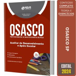 Apostila Prefeitura Osasco Sp 2024 Auxiliar Desenvolvimento