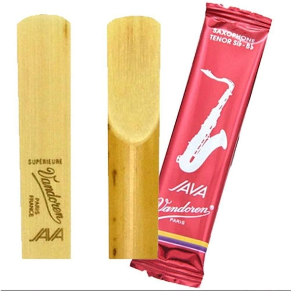 Palheta Java Red Cut Para Saxofone Tenor 2,5 Vandoren Sr2725R - Cx - 5