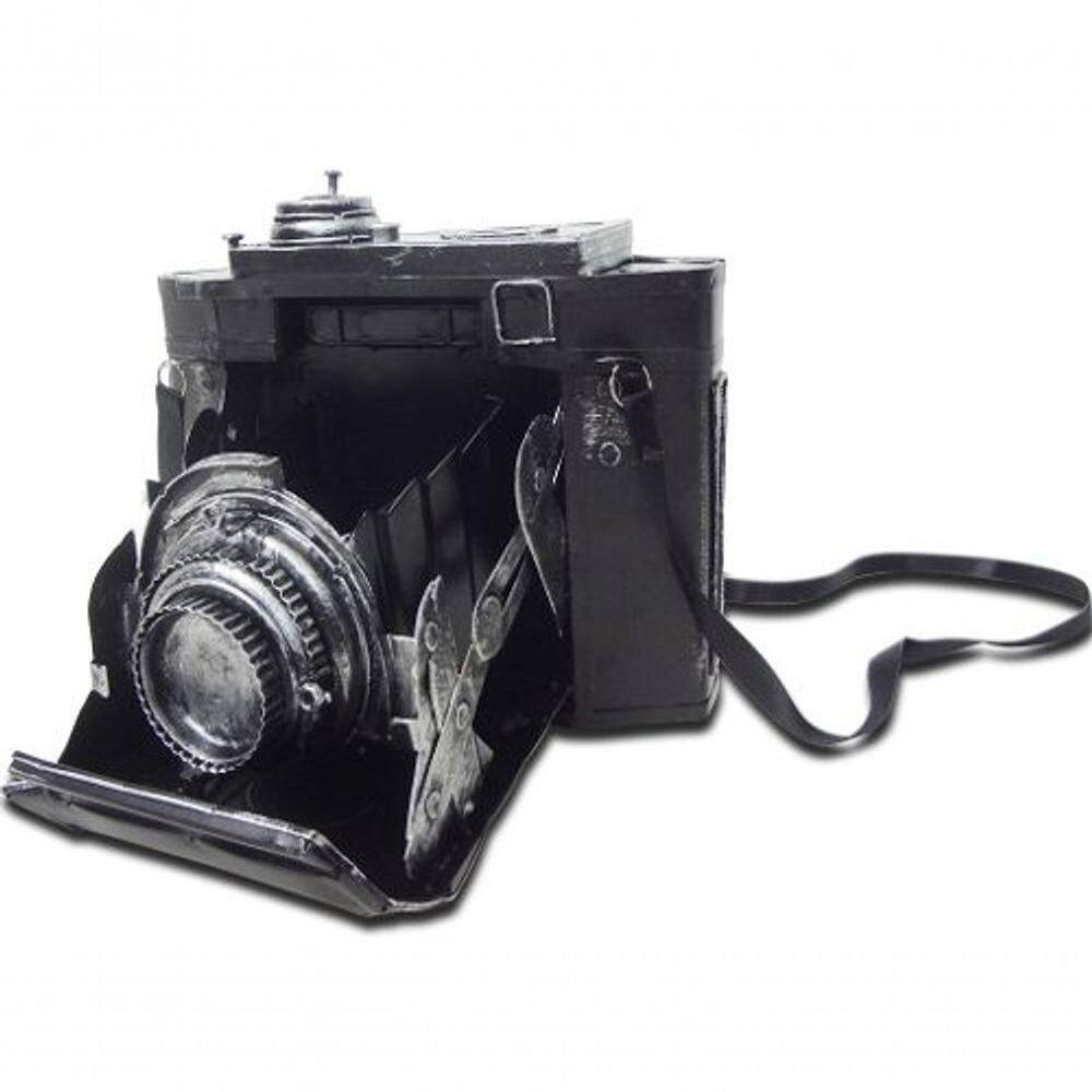 Cofre Camera Fotografica Vintage Retro De Ferro Fundido