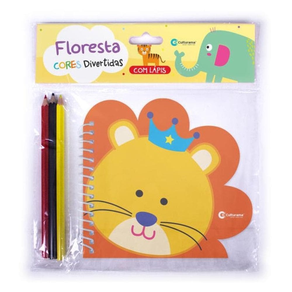 Pop Cores Divertidas Com Lápis - Floresta