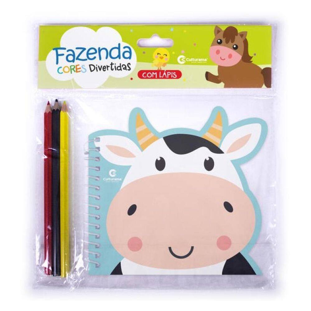 Pop Cores Divertidas Com Lápis - Fazenda