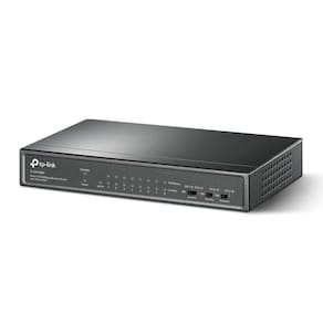 Switch 9 Portas Fast Poe+ E Uplink Tp-link | Tl-sf1009p 10/100 Mbps