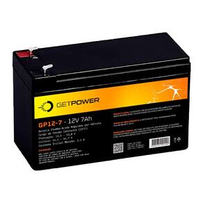 Bateria para Nobreak e Sistemas de Segurança - 12V / 7Ah - Estacionária - Getpower P1200070A1B22
