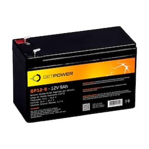 Bateria para Nobreak e Sistemas de Segurança - 12V / 9Ah - Estacionária - Getpower P1200090B1A98
