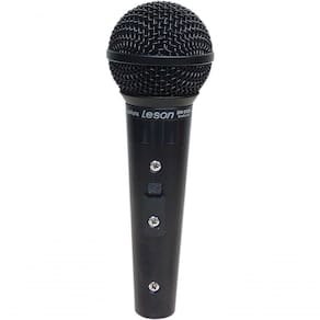 Microfone Com Fio Profissional Sm58 P4 Bk Preto Fosco Impedância Alta, Acompanha Cabo 5 Metros