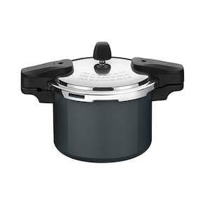 Panela De Pressão Em Alumínio Com Revestimento Interno E Externo Cerâmico Verde Petróleo 20 Cm 4,5 L