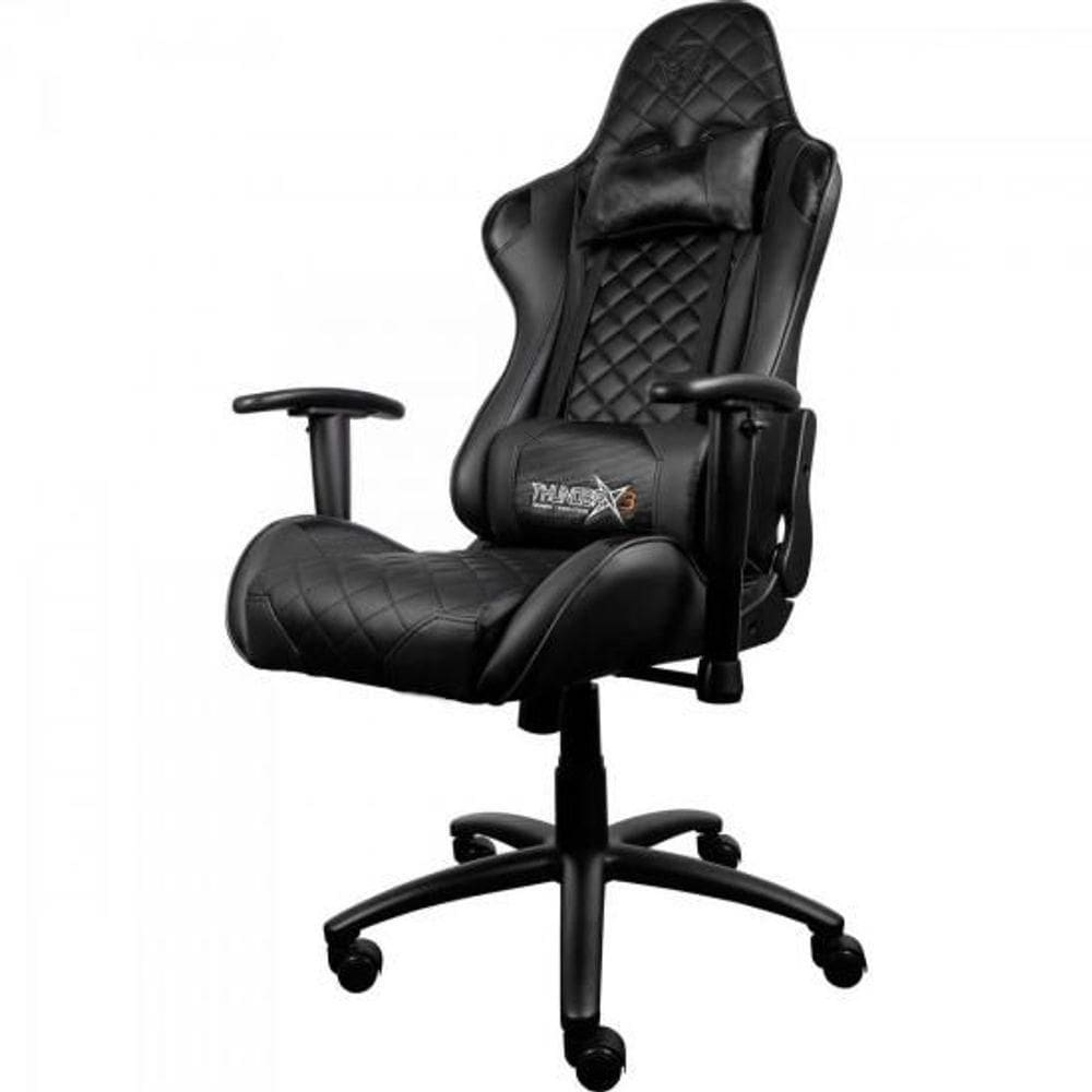Cadeira Gamer Profissional Tgc12 Preta Thunderx3