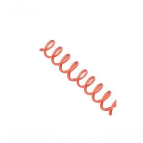 Espiral Para Encadernação Vermelho Transparente 33Mm