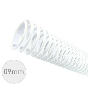 Espiral Para Encadernação Branco 9Mm 50 Folhas 100 Und