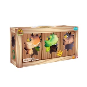 Jurassic World Mini Dinos Pack com 3 T-Rex - Pupee