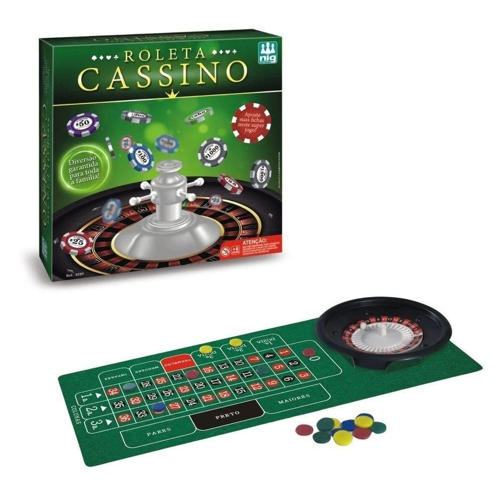 Jogo Roleta Cassino Com Tabuleiro E Fichas