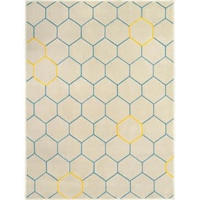 Tapete Para Sala Supreme Sextavado 1,00x1,50 São Carlos