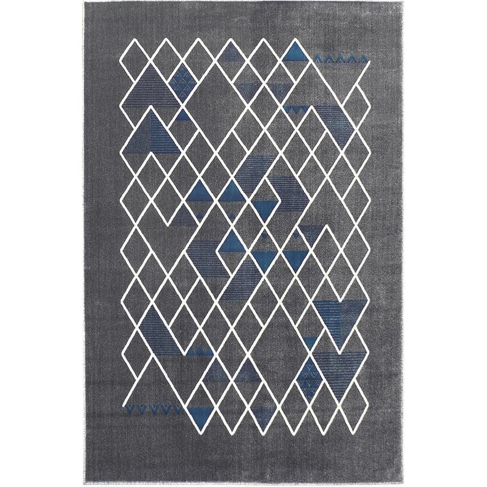 Tapete Para Sala Lyre Anil 1,00x1,50 São Carlos