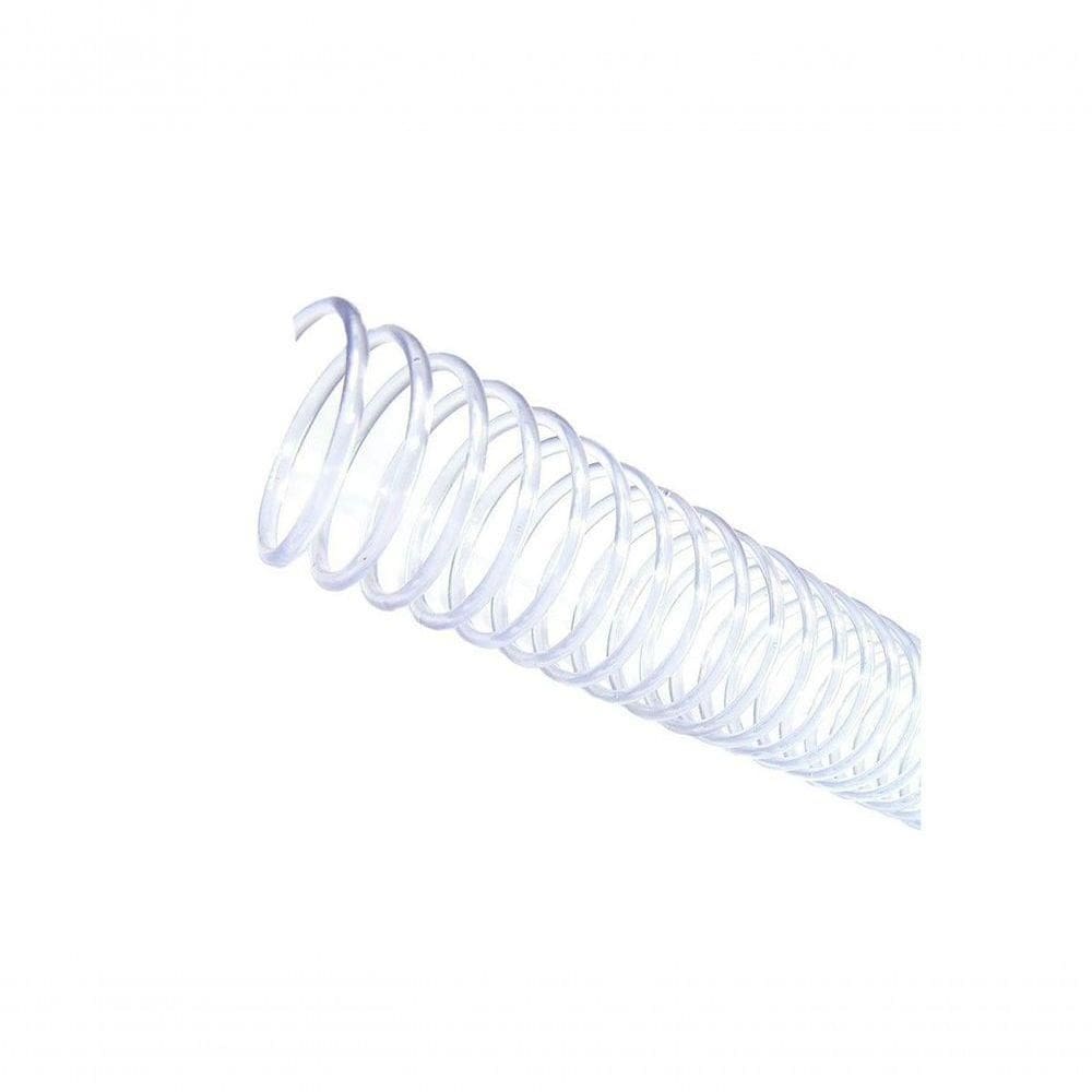 Espirais P/ Encadernação Cristal 23Mm 140 Folhas 60 Und