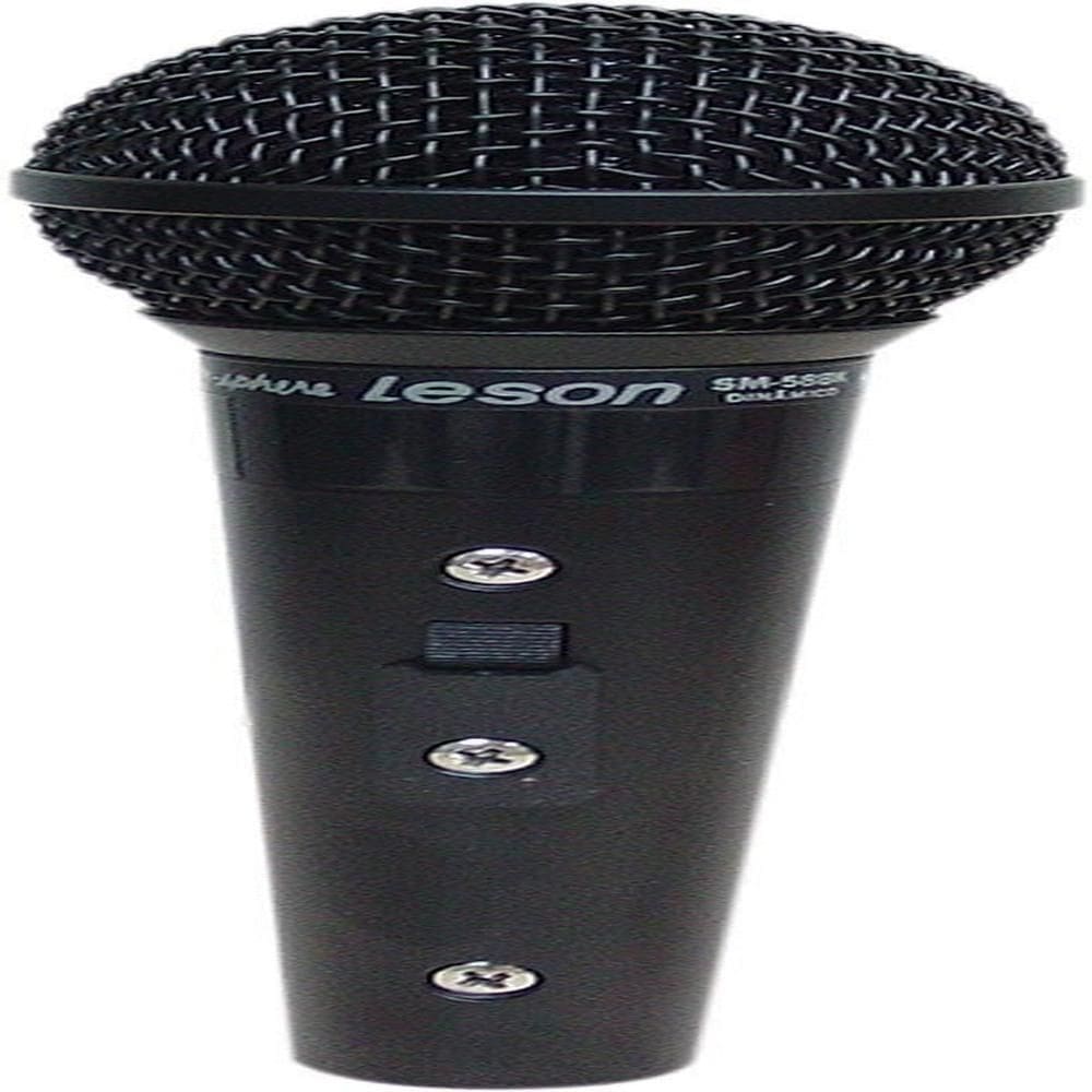 Microfone Com Fio Profissional Sm58 P4 Bk Preto Fosco...