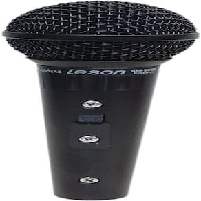 Microfone Com Fio Profissional Sm58 P4 Bk Preto Fosco...